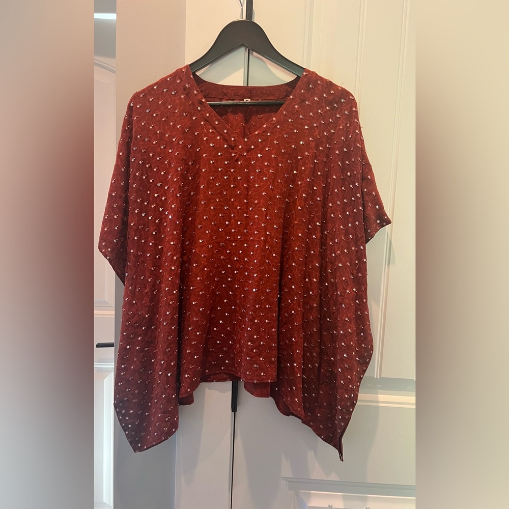 Sunchild Silk Shirt made from repurposed silk saris